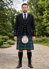 Traditional_Lowry_Tartan_4220_Kilt_and_Argyle_Jacket_Kilt_Outfit_front_image