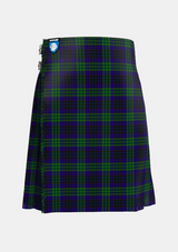 Traditional_Lumsden_Green_Tartan_6024_kilt_front_image_with_pleated_design_and_adjustable_buckles_for_men