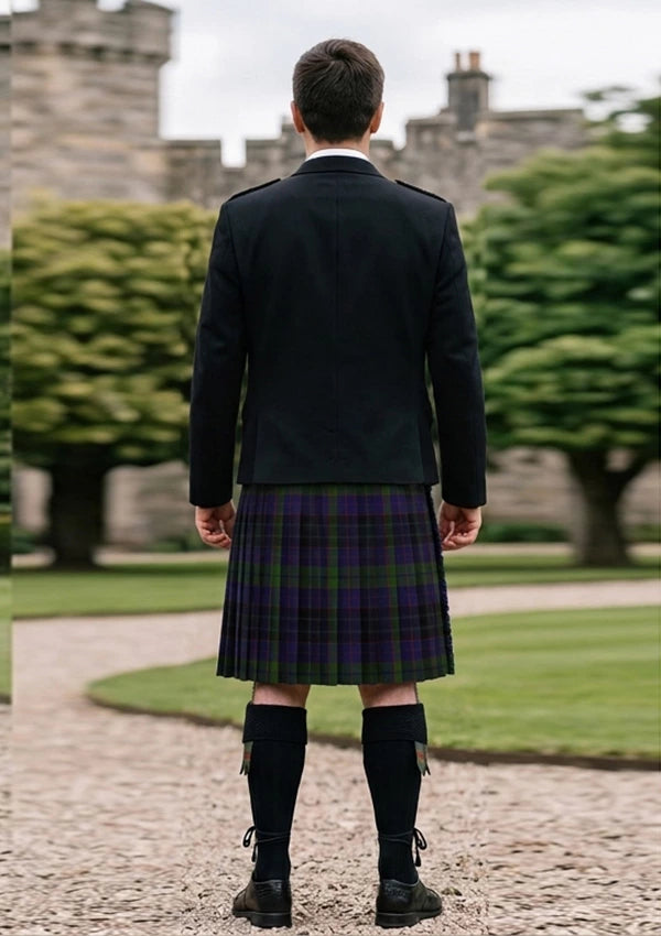 Traditional_Lumsden_Hunting_tartan_2366_Kilt_and_Argyle_Jacket_Kilt_Outfit_back_image