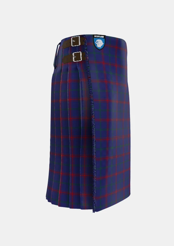 Traditional_Lynch_tartan_right_image_with_pleated_design_and_adjustable_buckles_for_men