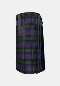 Traditional_Lysaght_Hunting_Tartan_6592_kilt_left_image_with_pleated_design_and_adjustable_buckles_for_men