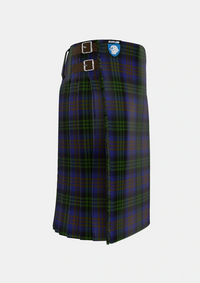 Traditional_Lysaght_Hunting_Tartan_6592_kilt_right_image_with_pleated_design_and_adjustable_buckles_for_men