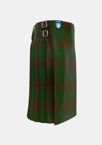 Traditional_MacAlister_of_Glenbarr_Hunting_Tartan_910_kilt_right_image_with_pleated_design_and_adjustable_buckles_for_men