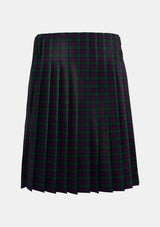 Traditional_MacArthur_of_Milton_Hunting_Tartan_700_kilt_back_image_with_pleated_design_and_adjustable_buckles_for_men