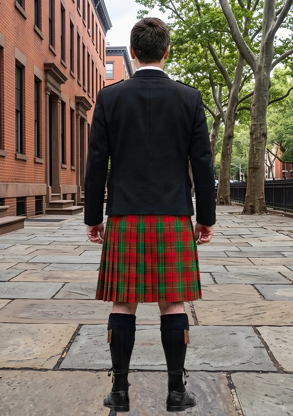 Traditional_MacAulay_Red_Tartan_Kilt_and_Argyle_Jacket_Kilt_Outfit_back_image
