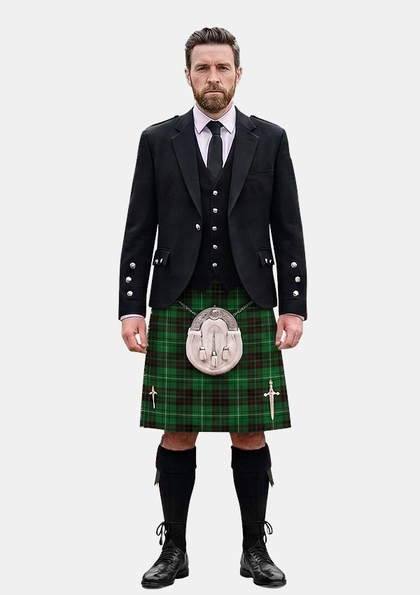 Traditional_MacAulay_of_Lewis_Tartan_6286_Kilt_and_Argyle_Jacket_Kilt_Outfits_front_image