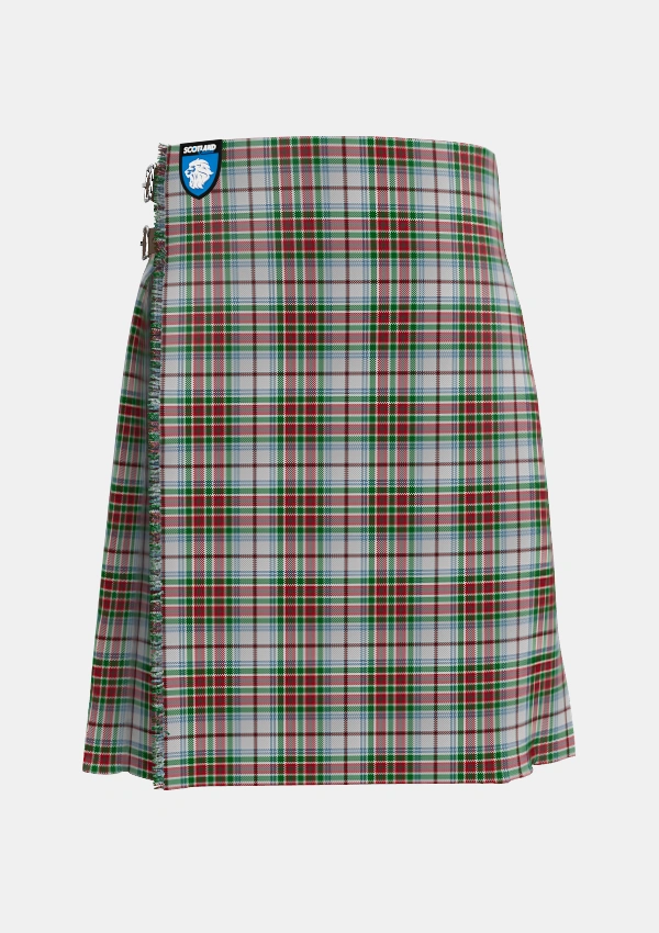 Traditional_MacBean_Dress_Tartan_2415_kilt_front_image_with_pleated_design_and_adjustable_buckles_for_men