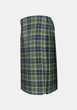 Traditional_MacBean_Hunting_Tartan_13595_kilt_left_image_with_pleated_design_and_adjustable_buckles_for_men