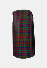 Traditional_MacBean_of_Tomatin_Tartan_3342_kilt_left_image_with_pleated_design_and_adjustable_buckles_for_men