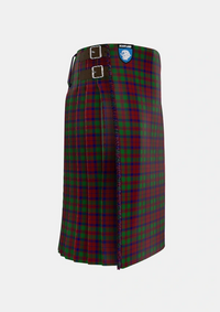 Traditional_MacBean_of_Tomatin_Tartan_3342_kilt_right_image_with_pleated_design_and_adjustable_buckles_for_men