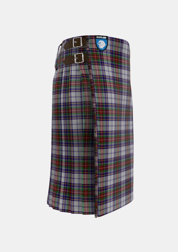 Traditional_MacBeth_Dress_Tartan_3319_kilt_right_image_with_pleated_design_and_adjustable_buckles_for_men