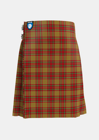 Traditional_MacBrair_Hunting_Tartan_6621_kilt_front_image_with_pleated_design_and_adjustable_buckles_for_men
