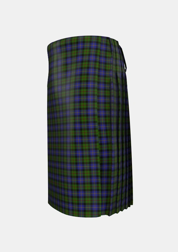 Traditional_MacCaskill_Personal_Tartan_1152_kilt_left_image_with_pleated_design_and_adjustable_buckles_for_men
