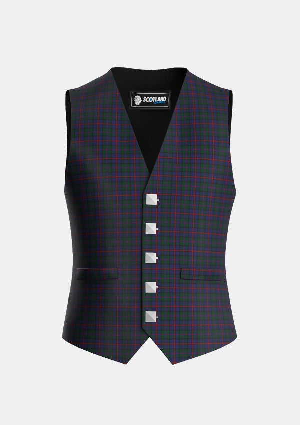 Traditional_MacCaughan_or_MacEachain_Personal_Tartan_169_Waistcoat_front_image