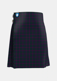 Traditional_MacCaughan_or_MacEachain_Personal_Tartan_169_kilt_front_image_with_pleated_design_and_adjustable_buckles_for_men
