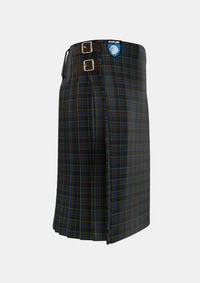 Traditional_MacClellan_Tartan_325_kilt_right_image_with_pleated_design_and_adjustable_buckles_for_men