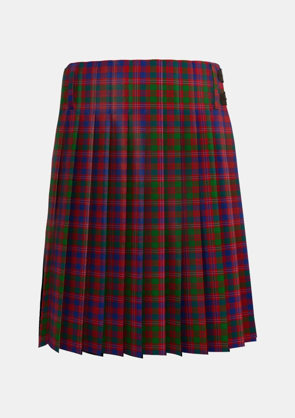 Traditional_MacColl_Hunting_Tartan_1637_kilt_back_image_with_pleated_design_and_adjustable_buckles_for_men