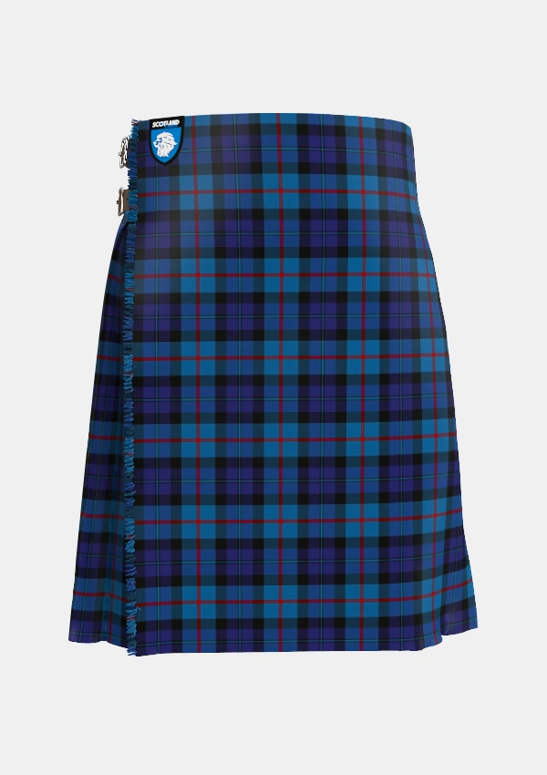 Traditional_MacCorquodale_2_Tartan_3335_kilt_front_image_with_pleated_design_and_adjustable_buckles_for_men