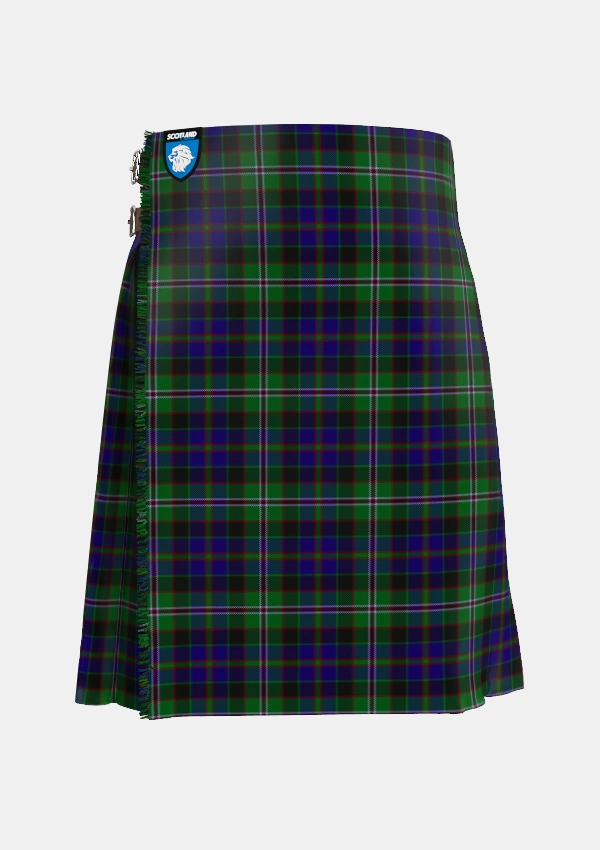 Traditional_MacCraig_Tartan_3337_kilt_front_image_with_pleated_design_and_adjustable_buckles_for_men