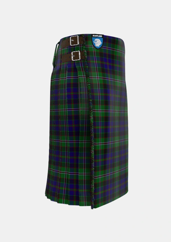 Traditional_MacCraig_Tartan_3337_kilt_right_image_with_pleated_design_and_adjustable_buckles_for_men