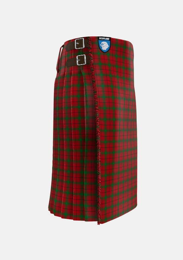 Traditional_MacCullough_Tartan_3339_kilt_right_image_with_pleated_design_and_adjustable_buckles_for_men