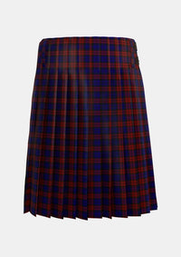 Traditional_MacDevitt_Tartan_3347_kilt_back_image_with_pleated_design_and_adjustable_buckles_for_men