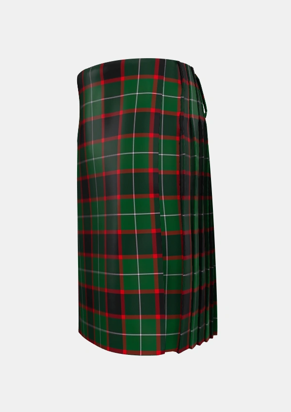 Traditional_MacDiarmid_2_Tartan_1181_kilt_left_image_with_pleated_design_and_adjustable_buckles_for_men