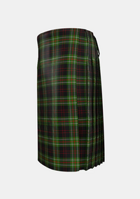 Traditional_MacDiarmid_Tartan_kilt_1180_left_image_with_pleated_design_and_adjustable_buckles_for_men
