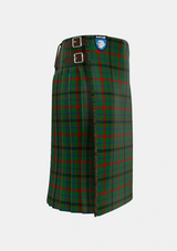 Traditional_MacDonagh_Tartan_1104_kilt_right_image_with_pleated_design_and_adjustable_buckles_for_men