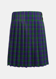 Traditional_MacDonald_Lord_of_the_Isles_Hunting_2_Tartan_3267_kilt_back_image_with_pleated_design_and_adjustable_buckles_for_men