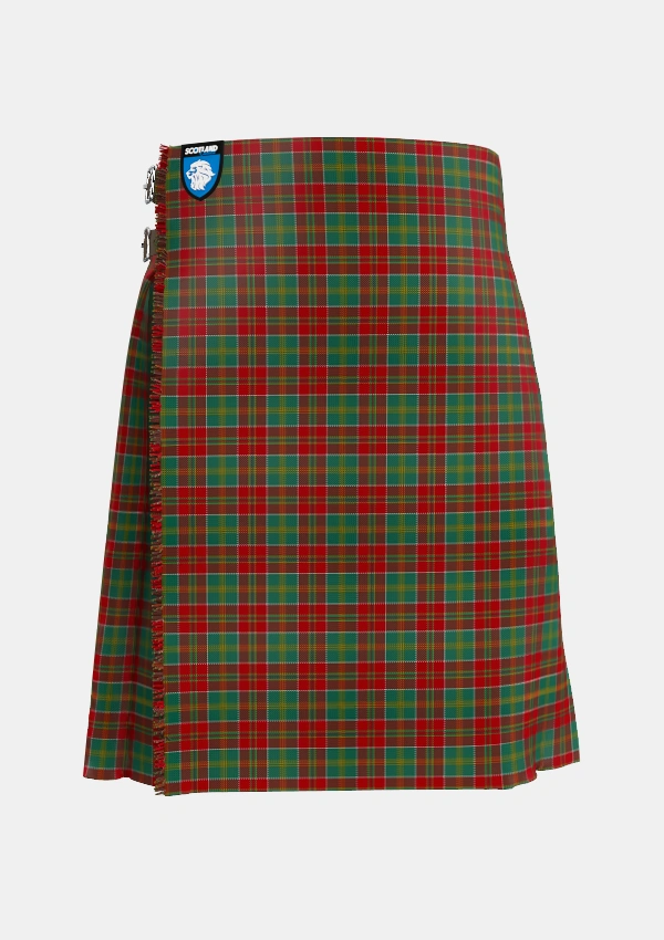 Traditional_MacDonald_of_Kingsburgh_Tartan_1562_kilt_front_image_with_pleated_design_and_adjustable_buckles_for_men