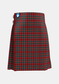 Traditional_MacDonald_of_Lochmaddy_Tartan_971_kilt_front_image_with_pleated_design_and_adjustable_buckles_for_men