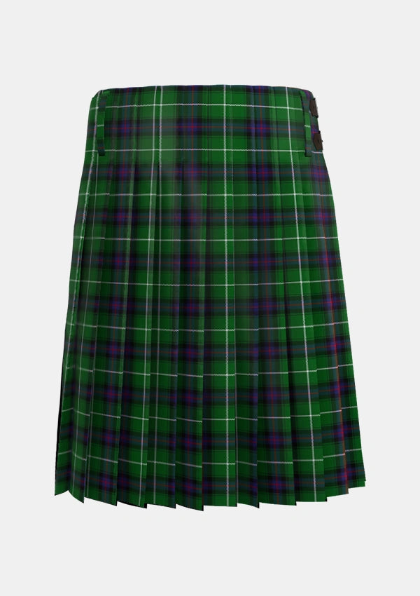 Traditional_MacDonald_of_The_Isles_2_Tartan_1366_kilt_back_image_with_pleated_design_and_adjustable_buckles_for_men