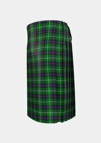 Traditional_MacDonald_of_The_Isles_2_Tartan_1366_kilt_left_image_with_pleated_design_and_adjustable_buckles_for_men