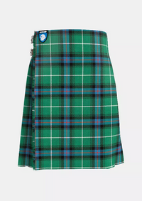 Traditional_MacDonald_of_the_Isles_Hunting_Ancient_Tartan_kilt_front_image_with_pleated_design_and_adjustable_buckles_for_men