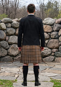 Traditional_MacDonald_of_the_Isles_Hunting_Weathered_Tartan_Kilt_and_Argyle_Jacket_Kilt_Outfit_back_image