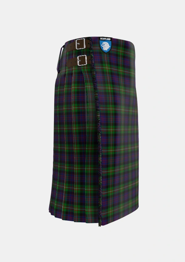 Traditional_MacDonell_of_Glengarry_3_Tartan_473_kilt_right_image_with_pleated_design_and_adjustable_buckles_for_men