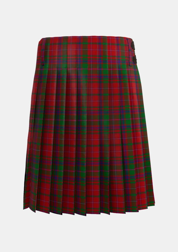 Traditional_MacDougal_Tartan_1519_kilt_back_image_with_pleated_design_and_adjustable_buckles_for_men