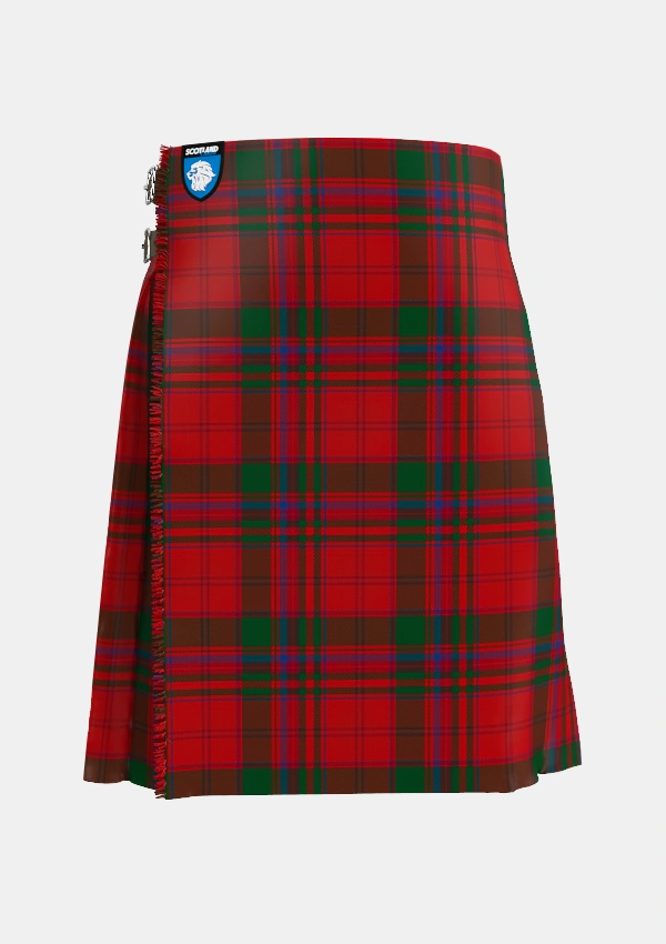 Traditional_MacDougall_1831_Tartan_566_kilt_front_image_with_pleated_design_and_adjustable_buckles_for_men