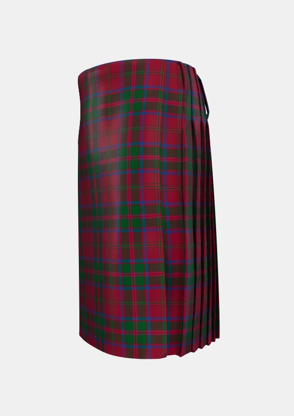 Traditional_MacDougall_1880_2_Tartan_6301_kilt_left_image_with_pleated_design_and_adjustable_buckles_for_men