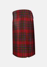 Traditional_MacDougall_1906_Tartan_569_kilt_left_image_with_pleated_design_and_adjustable_buckles_for_men