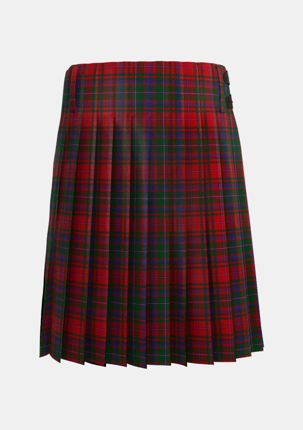 Traditional_MacDougall_1966_Tartan_1766_kilt_back_image_with_pleated_design_and_adjustable_buckles_for_men