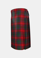 Traditional_MacDougall_1966_Tartan_1766_kilt_left_image_with_pleated_design_and_adjustable_buckles_for_men
