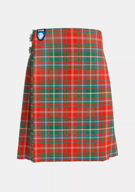 Traditional_MacDougall_Ancient_Tartan_kilt_front_image_with_pleated_design_and_adjustable_buckles_for_men