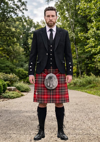 Traditional_MacDougall_Modern_Tartan_Kilt_and_Argyle_Jacket_Kilt_Outfit_front_image