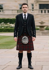 Traditional_MacDougall_William_Tartan_3353_Kilt_and_Argyle_Jacket_Kilt_Outfit_front_image