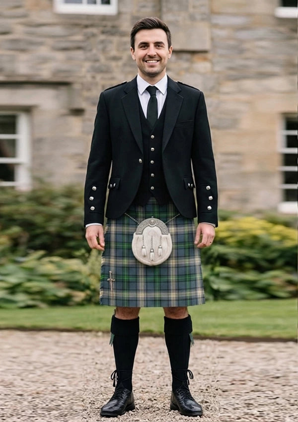 Traditional_MacDowall_Tartan_7260_Kilt_and_Argyle_Jacket_Kilt_Outfit_front_image