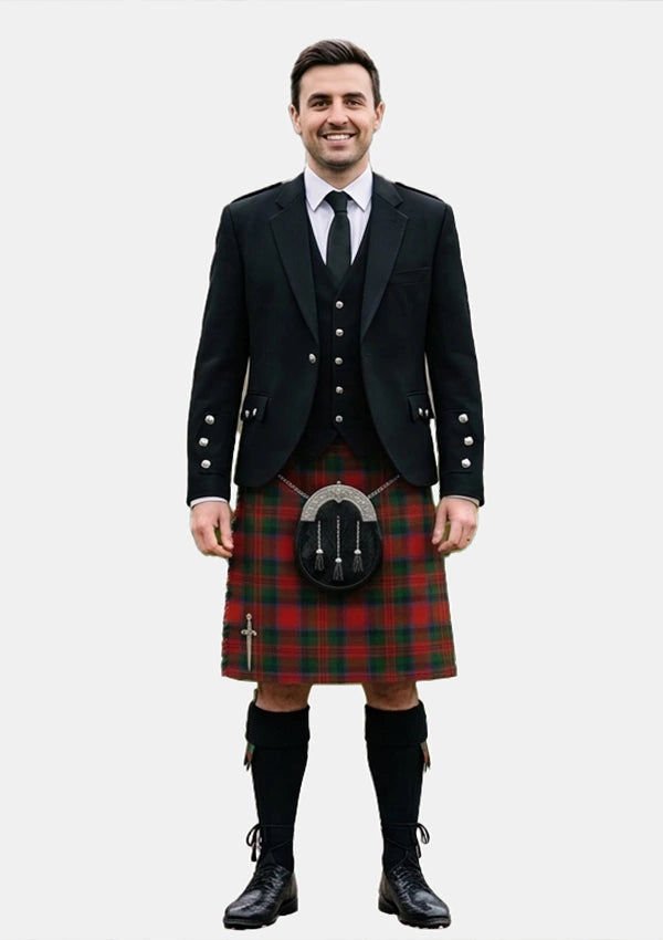 Traditional_MacDuff_tartan_1333_Kilt_and_Argyle_Jacket_Kilt_Outfits_front_image