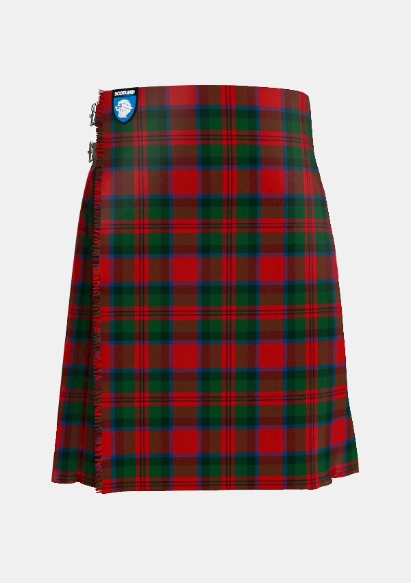 Traditional_MacDuff_tartan_1333_kilt_front_image_with_pleated_design_and_adjustable_buckles_for_men