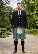 Traditional_MacFarlane_Hunting_Ancient_Tartan_Kilt_and_Argyle_Jacket_Kilt_Outfit_front_image